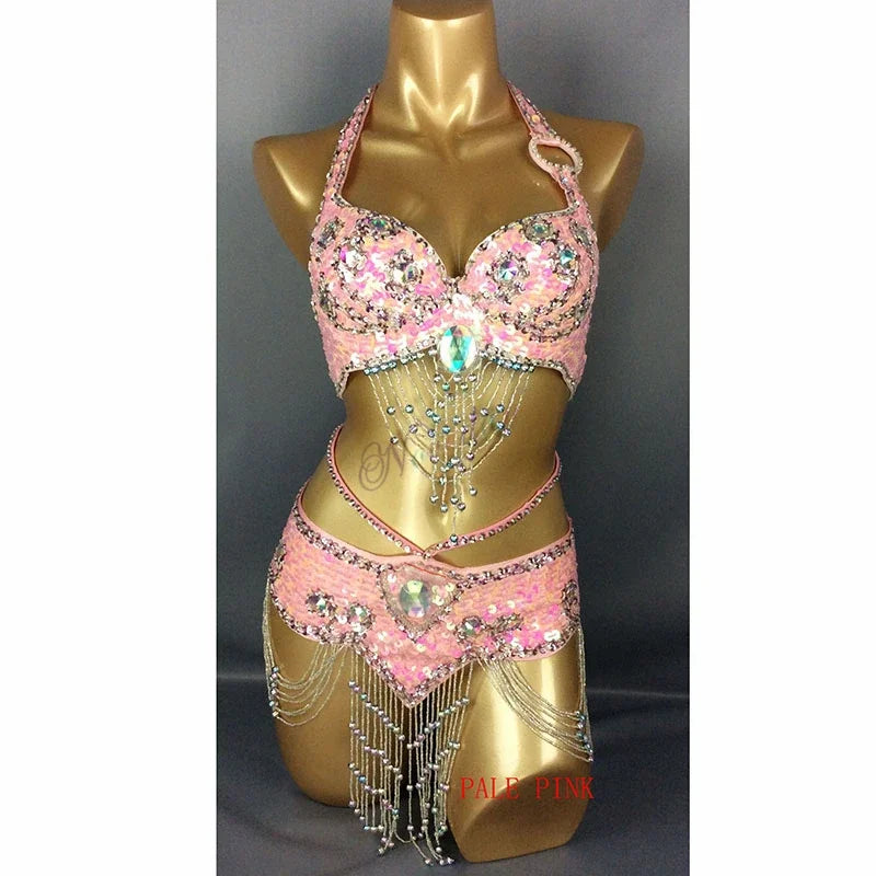 Crystal Beads Tassel Fringe Sequin set