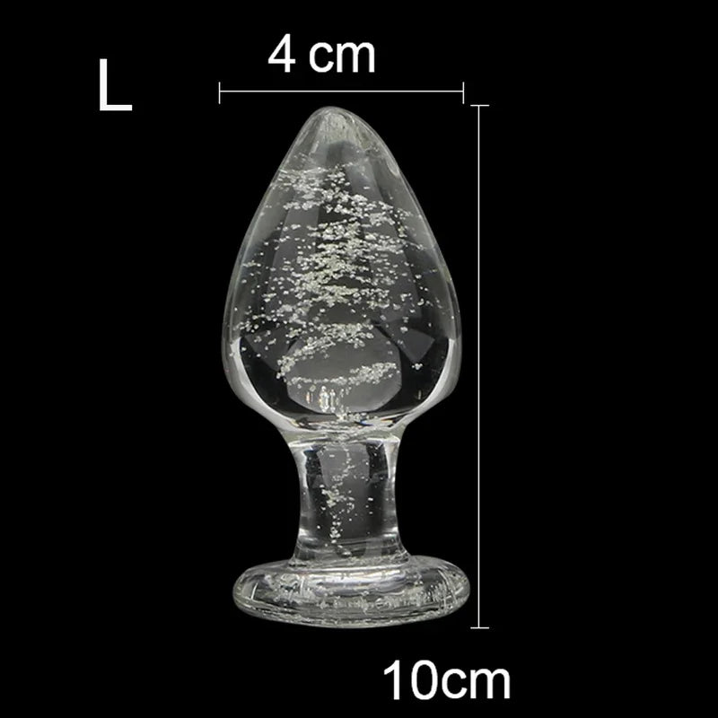 ASHBURN Luminous Glass PLUG for Adults Erotic Toys Crystal Jewelry