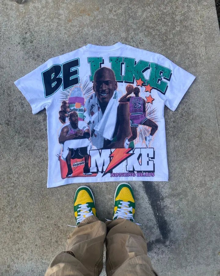 Streetwear T Shirt Y2K Clothes American Hip Hop Graphic Print Oversized TShirt Mens Womens Round Neck Cotton Short Sleeve Tops