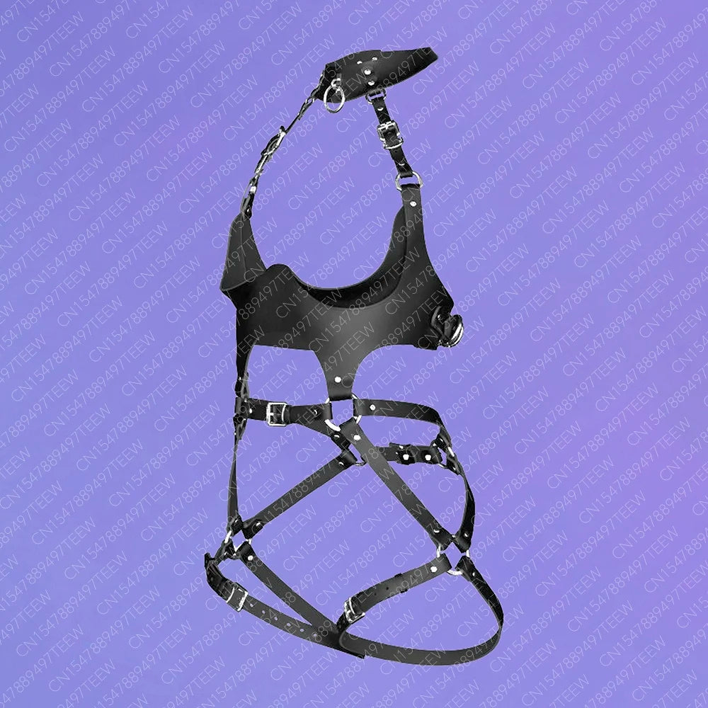 Women Sexy Sex Bondage Body Harness Belt Pu Leather Lingerie Bdsm  Thigh Garter Belt Gothic Fetish Clothing Festival Rave Outfit