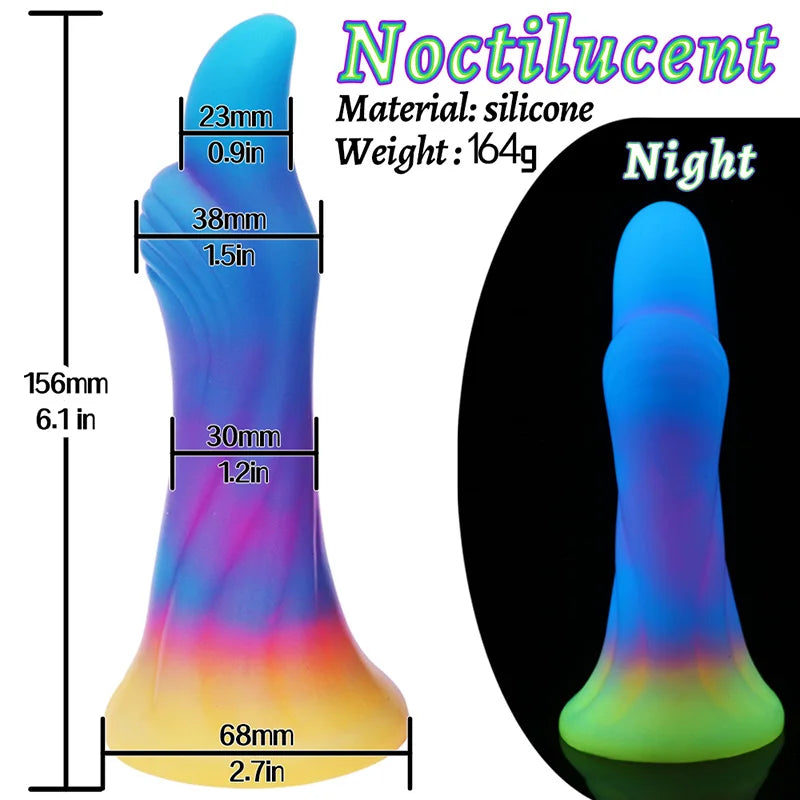 ASHBURN 6.9 Threaded Monster Dildo