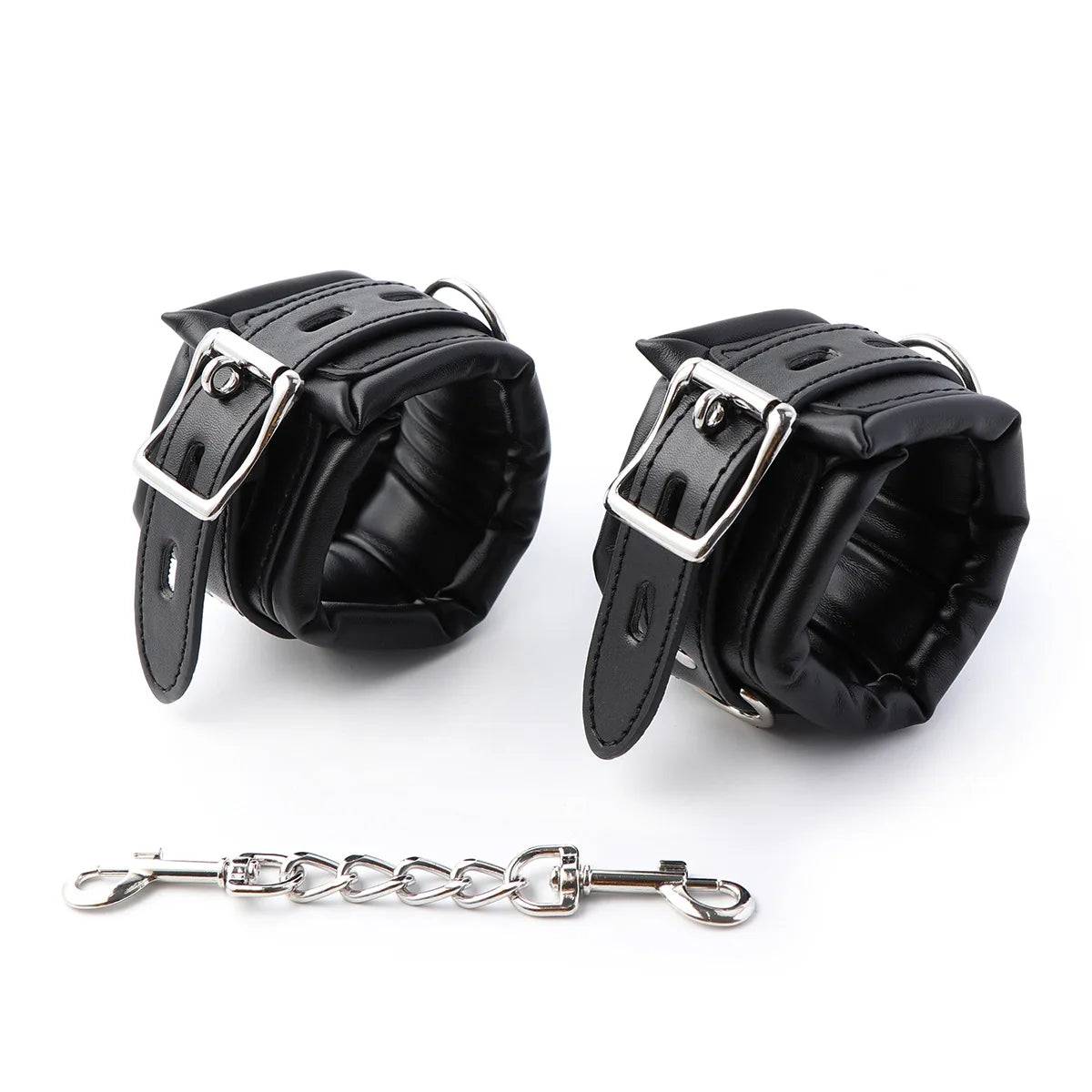 Bondage Kits Extendable Products Leather Restraint Set Handcuffs Ankle Cuffs Bdsm Toys For Couples Women 18 Adult Games