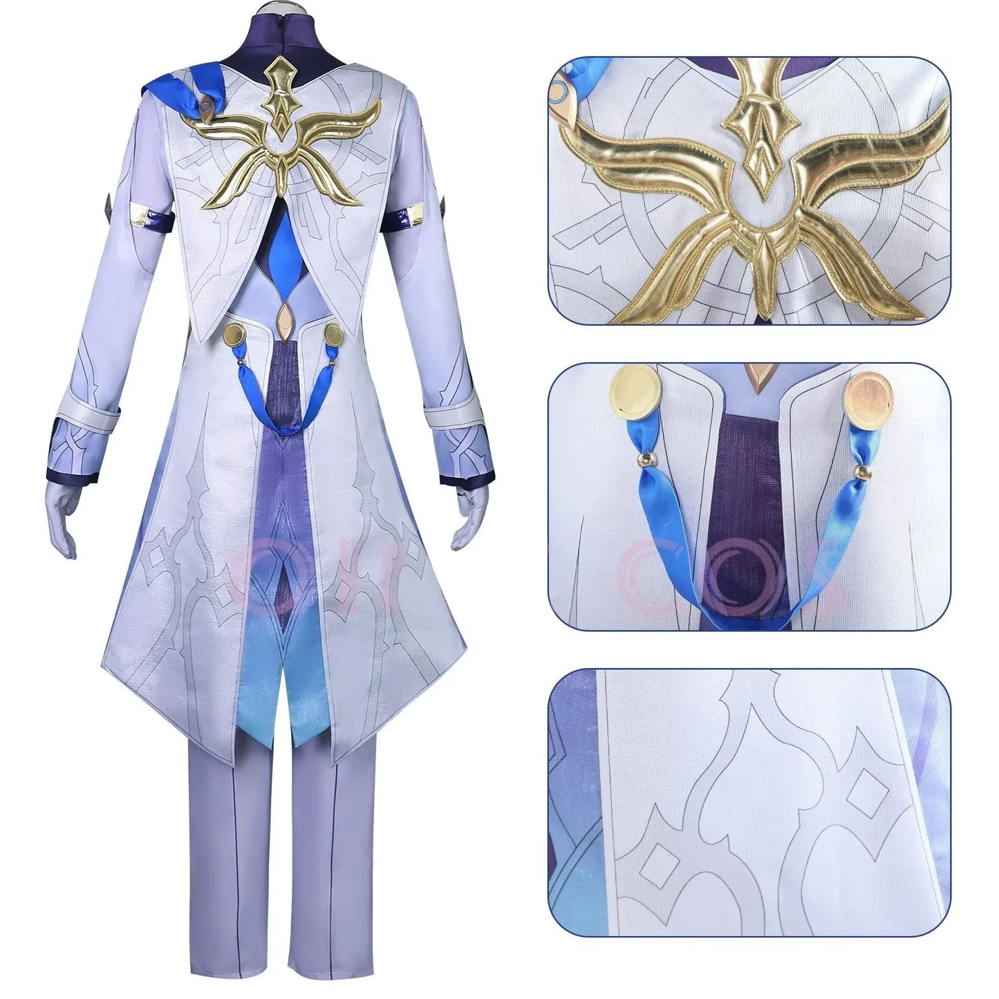 Honkai Star Rail Sunday Cosplay Costume Wig Headwear Game Character Outfits For Men Halloween Carnival Party Comic Con