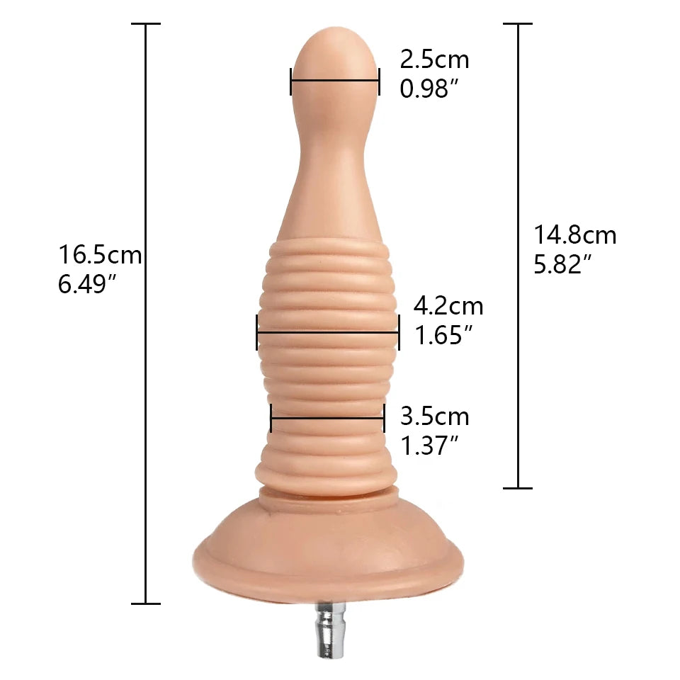 ROUGH BEAST Vac-U-Lock Anal Dildo Attachment for Sex Machine Simulation Female Male Masturbator Sex Toys Masturbation Machine