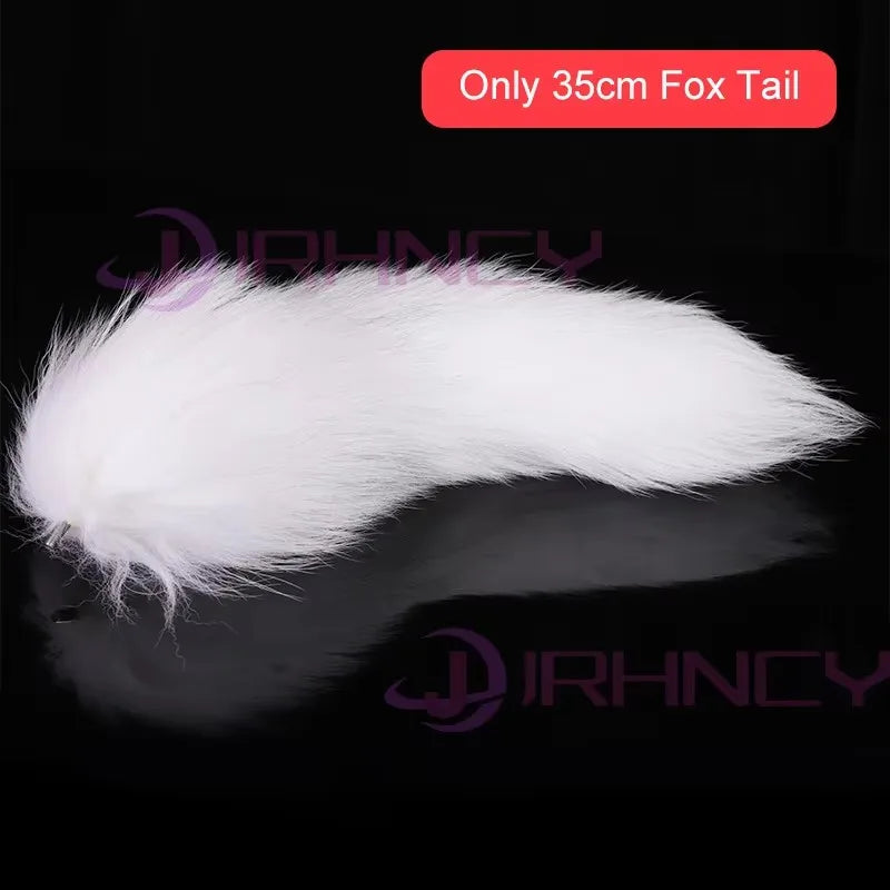 Dog Anal Plug with Tail BDSM Adult Sex Game Cosplay 18+ Anal Dildos for Women Men Silicone Soft Butt Plug Gay Sex Toys for Party