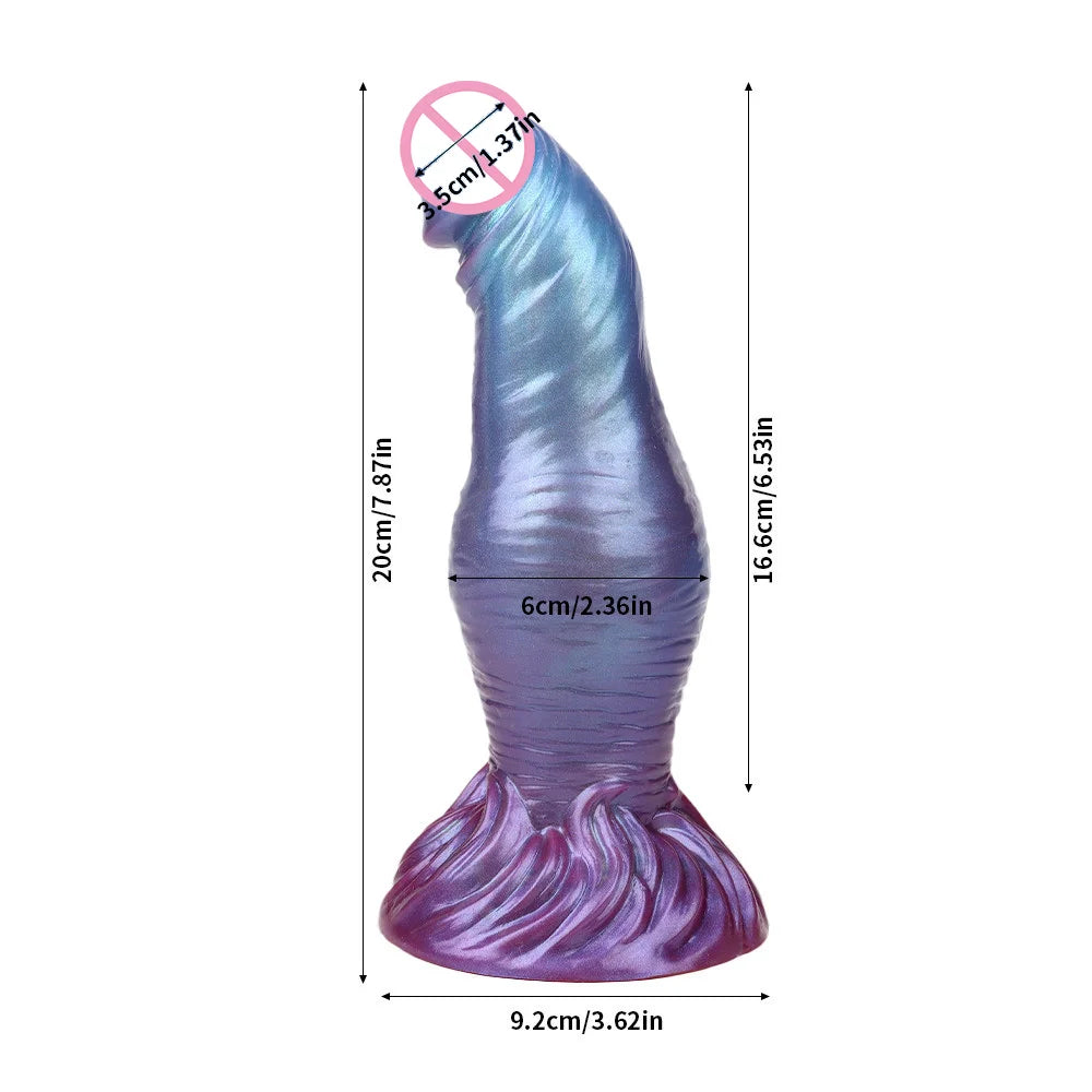 ROUGH BEAST Silicone Large Penis Anal Plug Fantasy Dog Knot Dildo With Sucker Sex Toys For Women Men Female Masturbator