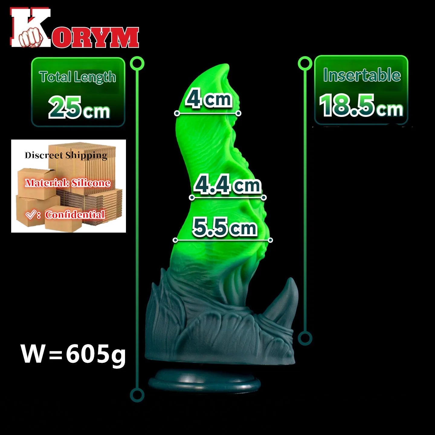 18 Huge Alien Tentacle Butt Plug Fantasy Anal Dildo Rear Stimulator Adult G-spot Sex Toys Waterproof Silicone Strong suction cup