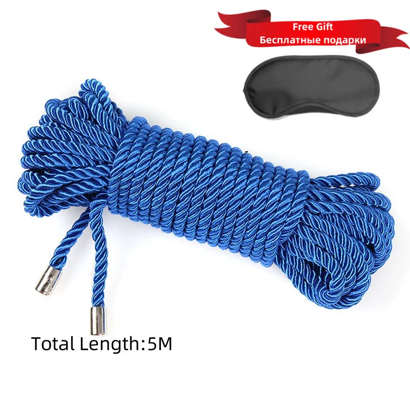 ASHBURNS Exotic Shibari Accessories of Handcuffs Bondage Soft Rope for Men Women Fetish Slave Role Play Binder Restraint Touch Tie Up Fun