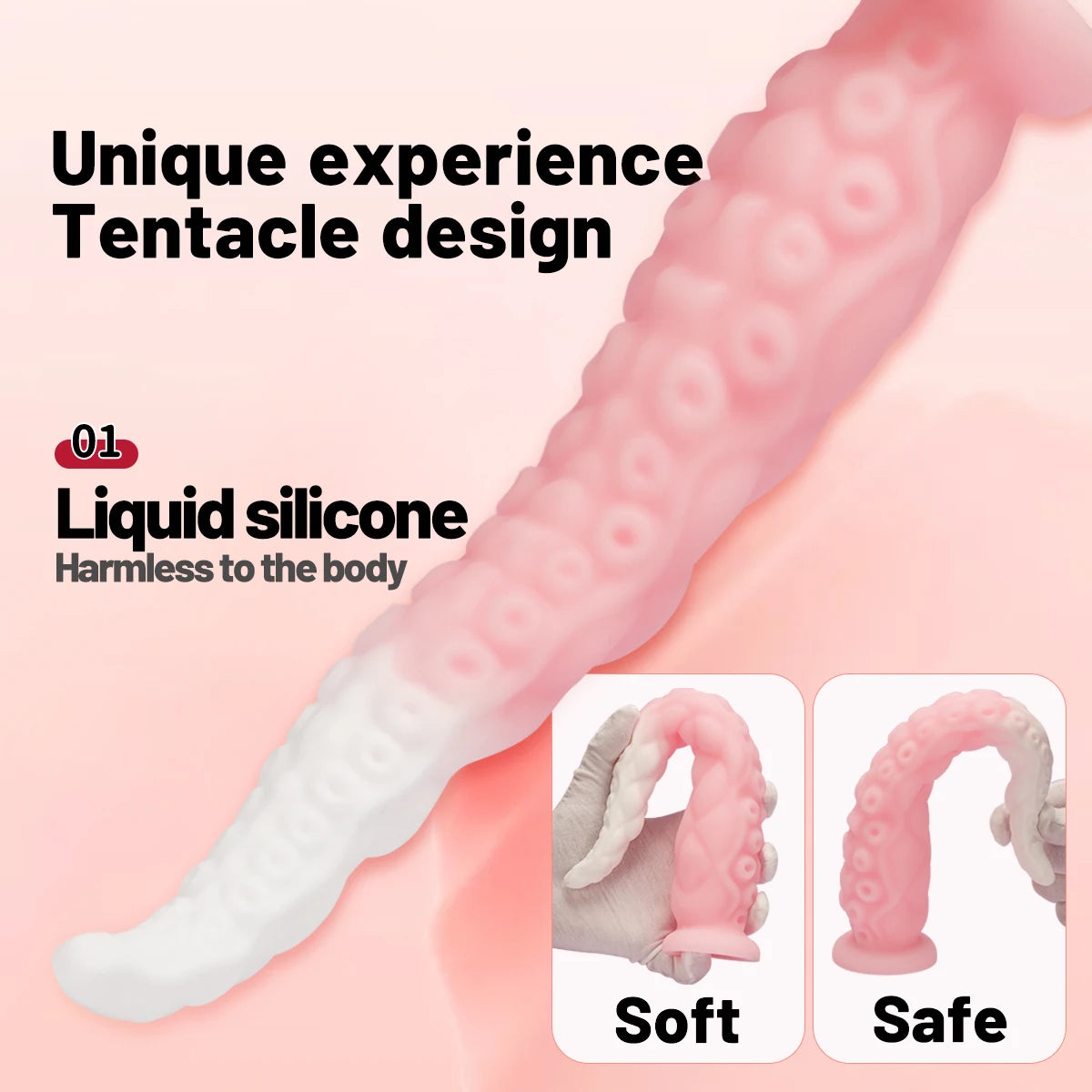 Alien Octopus Tentacle Anal Plug G-spot Clit Stimulation Prostate Orgasm Adult Sex Toy Unique Pleasure Available in Four Sizes
