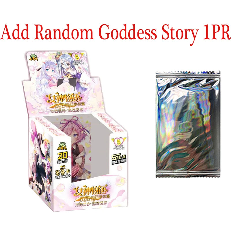 New Goddess Story Collection PR Card 10M05 Anime Game Girl Party Swimsuit Bikini Feast Booster Box  Doujin Toys And Hobbies Gift