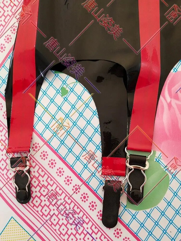 Latex Rubber Gummi Suspenders Garters belts customized