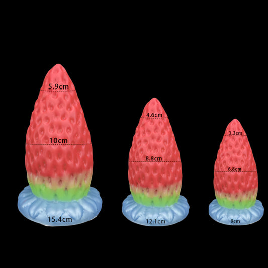 ASHBURN L-XXL 9.5 IN WIDTH STRAWBERRY Plug Suction Cup Thick
