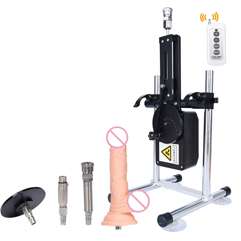 ROUGH BEAST Sex Machine for Women and Men Wireless Control 70 Watt Power Masturbation Machine with Dildo Attachments Sex Toys