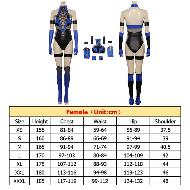 Kitana Mileena Katana Cosplay Game Mortal Cos Kombat Jumpsuit Mask Costume Women Swimsuit Bikini Halloween Carnival Party Suit