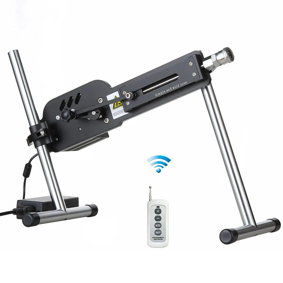 FREDOUCH Upgrade Sex Machine with Remote Control Super Silent Ultra Adjustable Vac u Lock 30db 120W love machine with free big d