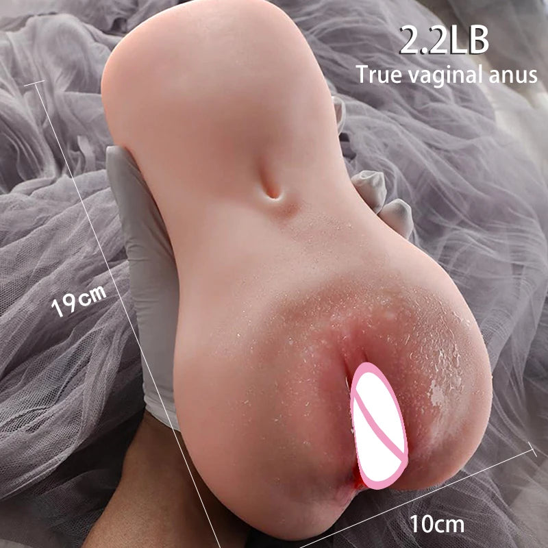Rubber Vagina Sexy Toys Silicone Butt to Masturbate Sex Dolls Big Ass Masturbator Man Buttocks Half Body Real Size Vaginas Pussy