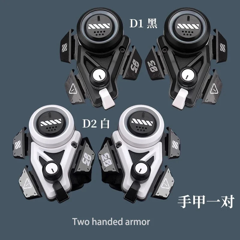 Game Cyber-Punk Mask Cat Ears Cosplay  Headwear Accessories Sci-fi mechanical mechs Mask Hand Armor Cosplay Props Halloween