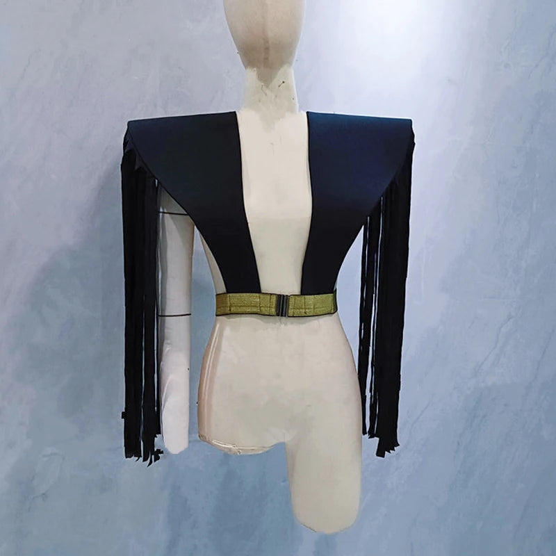 ASHBURN™ Dual Voltage LED Glitch Vixen Armor – Unisex LED Top or Wide-Leg Cover Options