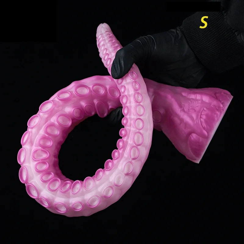 Tentacle Dildo Color Silicone Toys Realistic Octopus Fake Penis Adult Fantasy Dildo Holder Masturbation Sex Toys