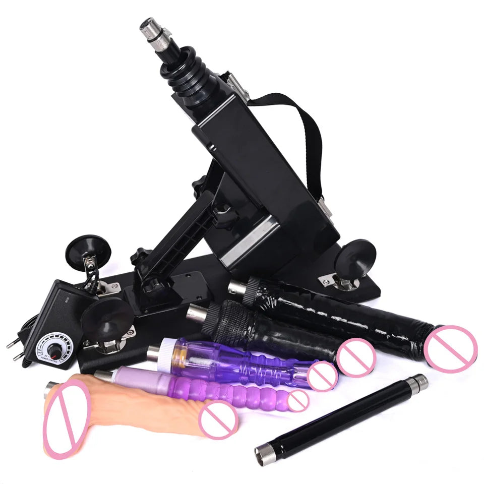 ASHBURN 3XLR Connector Sex Machine for Women and Men with Dildo Attachment Automatic Masturbation Machine Sex Toys Products