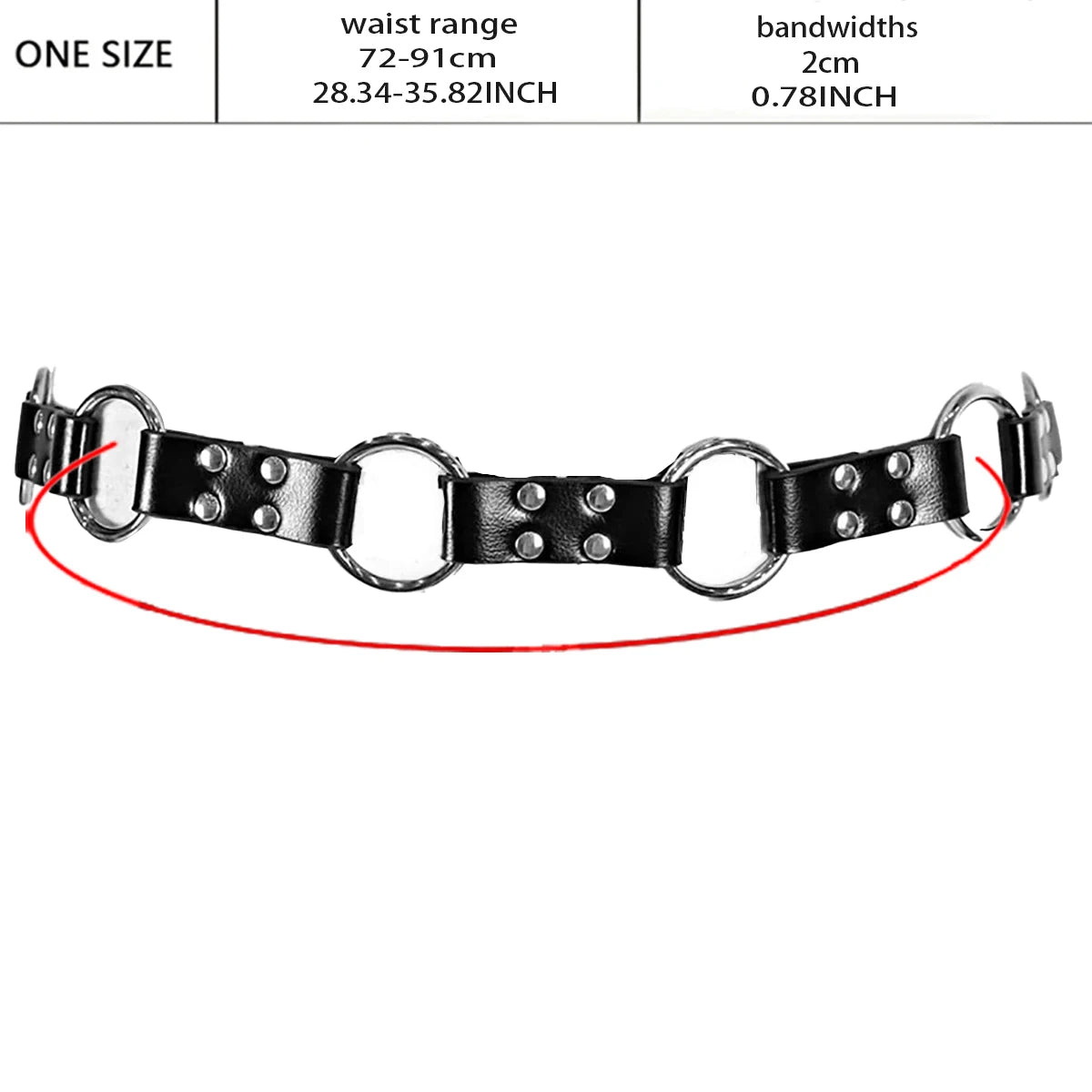 Women Fashion Pu Leather Harness Waist Belt Suspenders for Women Punk Decorative Waist Belt Straps Gothic Clothing Accessories