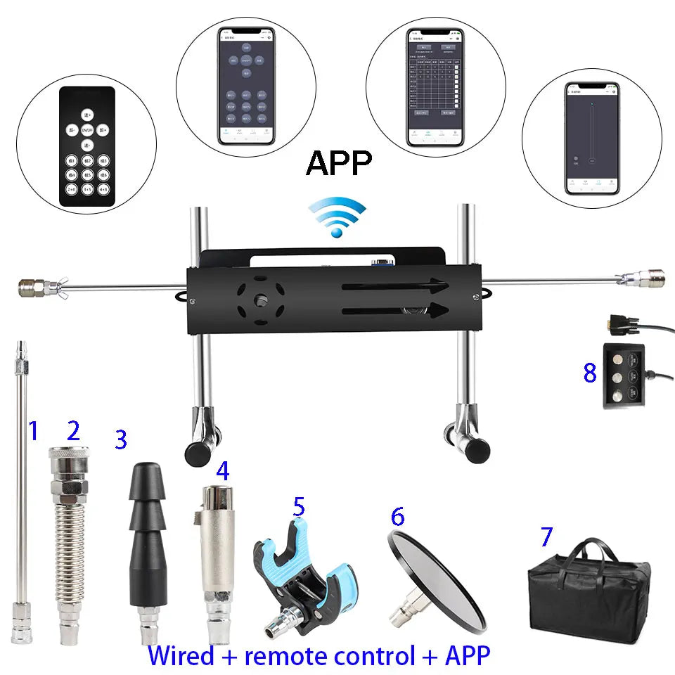 NEW Wireless APP Sex Machine with Amazing Features,Powerful,All Angle Adjustable,No Moveback Machine,200W motor, stroke 15cm