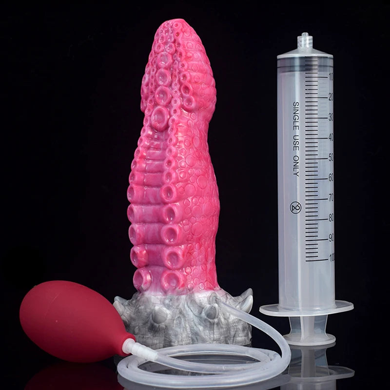 Ashburn Soft Silicone ButtPlug Tentacle Fantasy Dildo Squirting Sex Toy For Adult 18+ With Many Small Sucker Octopus Flirt Massager