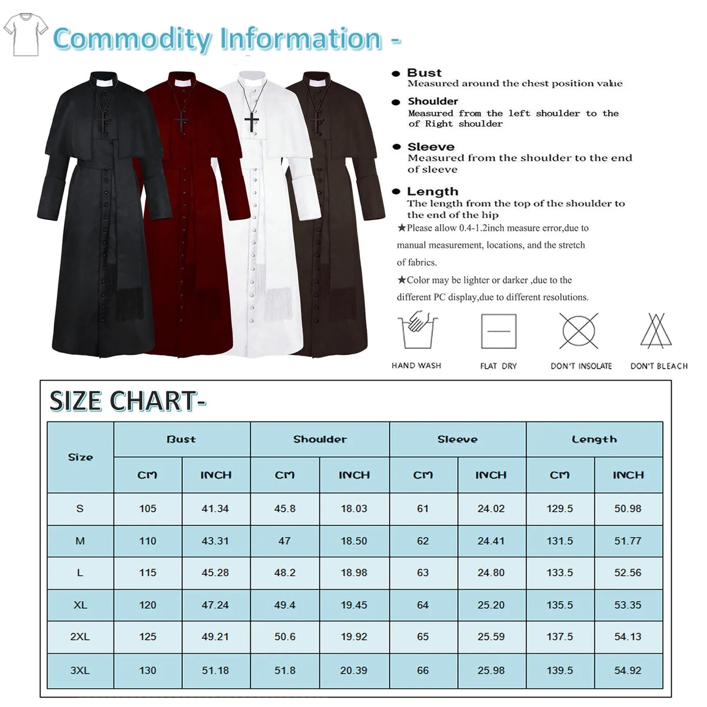 Medieval Priest Cosplay Costumes Long sleeve Monk Robe Witch Christ Cosplay Carnival Halloween Costumes for Women Adult 2024