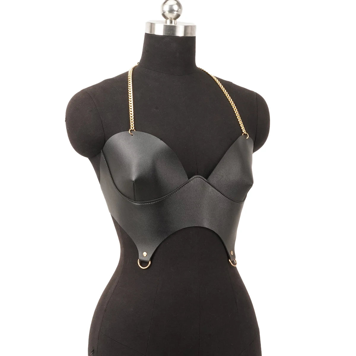 Punk Pu Leather Corset Top Black Corset Fashion Corset Women Bustier Top Corset Top Corset Top Gothic Clothing Accessorie