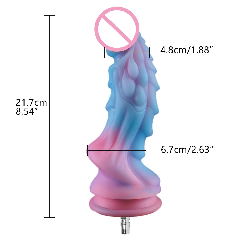 ROUGH BEAST Silicone Dildo Attachment for Vac-U-Lock Sex Machine Anal Plug Accessories Masturbation Machine Automatic Sex Toys