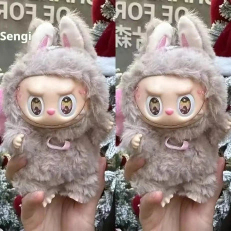 High Quality LBB Plush Toys Skullpanda Mokoko Zimomo Halloween LBB Keychain Doll Christmas Gift Keyring Toy Replica Gift