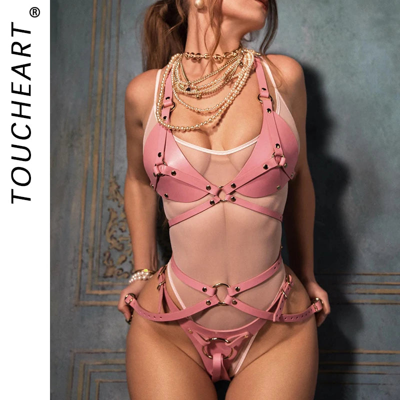 Full Woman Lingerie Sexy Women Lingeries for Woman Set Sexy Ladies Outfits See-through Transparent Bra and Panties Sets Thong