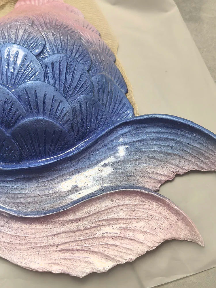 Super Beautiful Mermaid Bikini Silicone Bra Summer Swimming Free Diving Cosplay Mermaid Bra Oceanarium Bar Performance Clothing