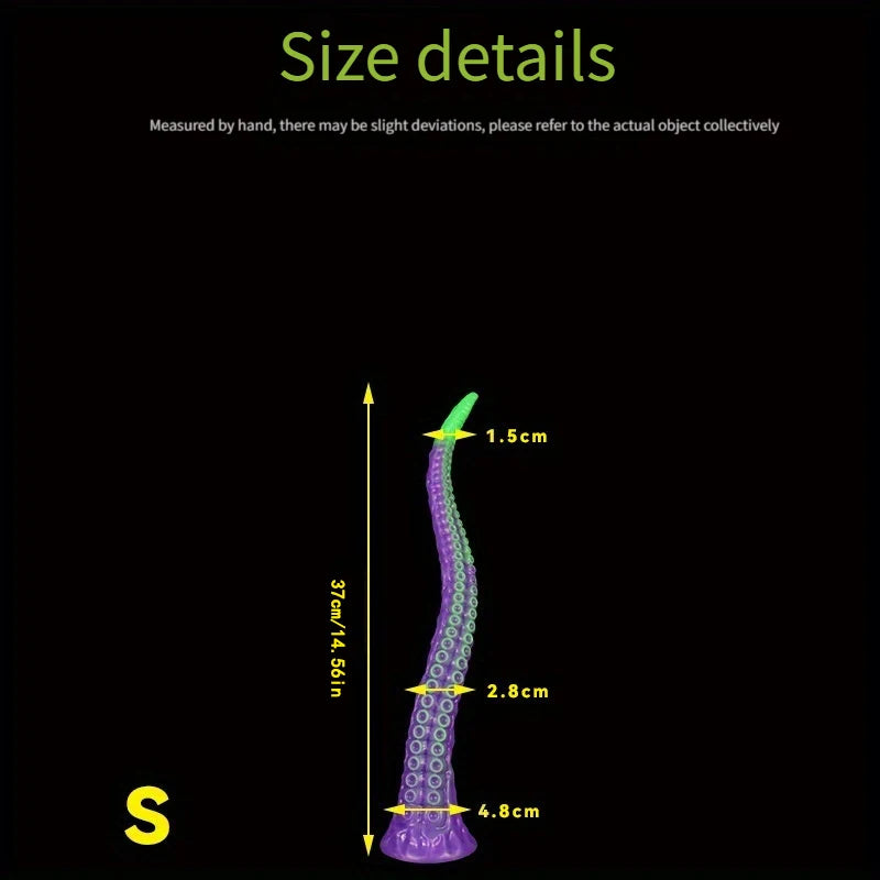 Soft  Silicone  Tentacle Dildo Sex Toys Realistic Octopus Fake Penis Adult Fantasy Anal Plug Holder Masturbation Massage Tool