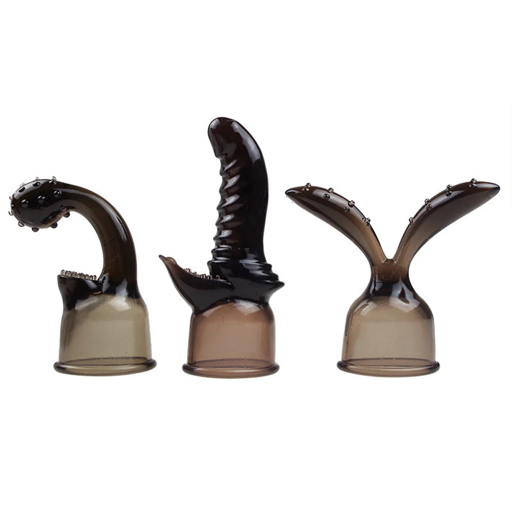 Vibrator Accessories AV Stick Head Cover Magic Wand Rod Head Cap G Spot Clitoris Stimulator Massager 18 Adult Sex Toys For Women