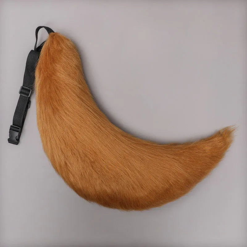 VTuber Inugami Korone Cosplay Costume Tail Wig Women Cute Dress Skirt Coat Uniform Accessories Halloween Carnival Party Outfits