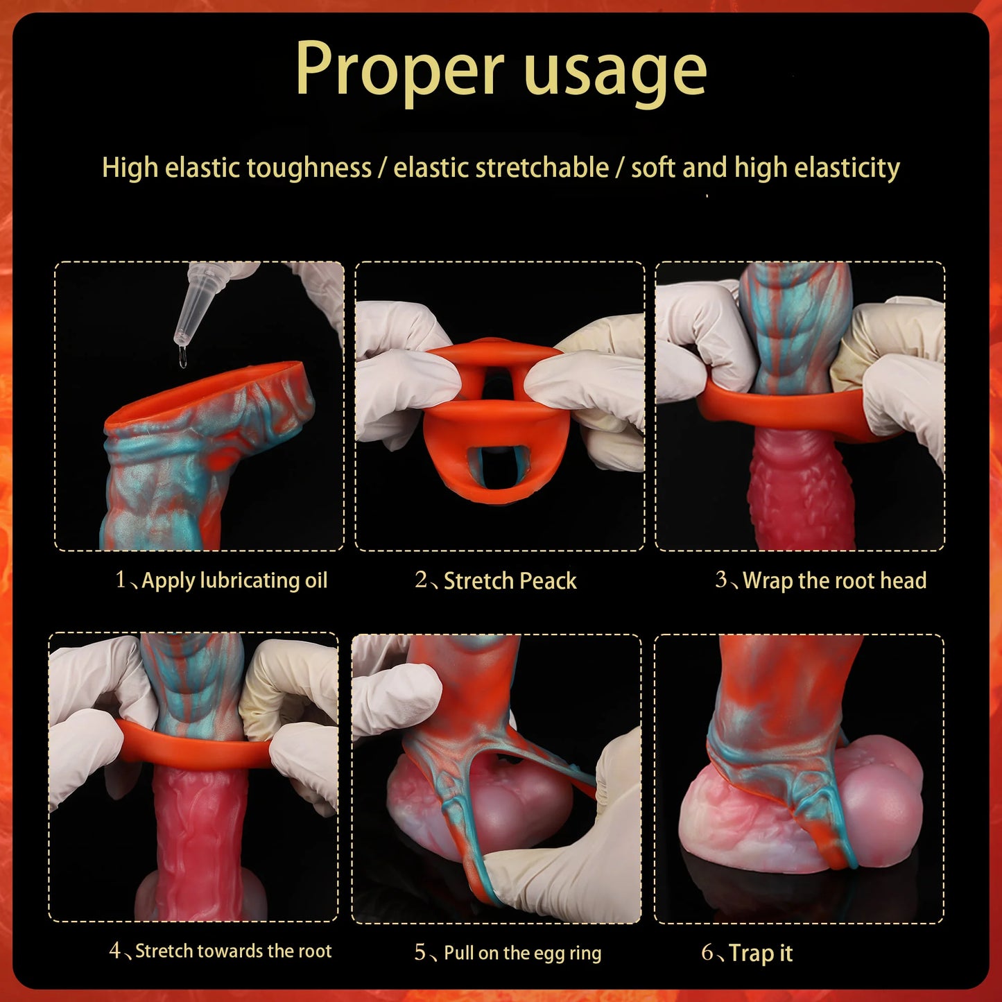 Fantasy Ribbed Dragon Penis Sleeve Soft Silicone Sex Toys Sheath Stretchable Cock Enlargement Hollow Dildo Male Masturbator