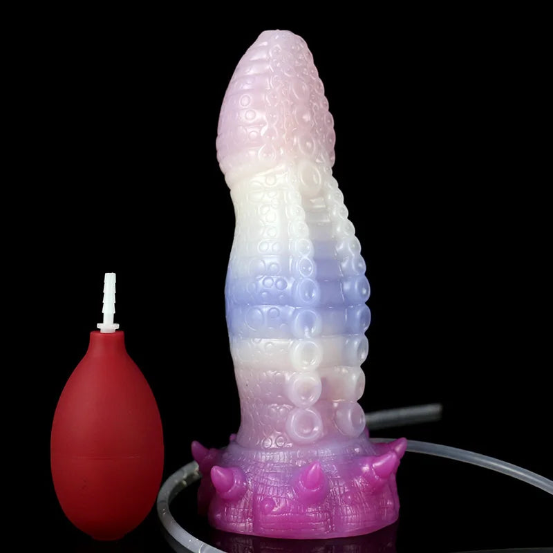Ashburn Soft Silicone ButtPlug Tentacle Fantasy Dildo Squirting Sex Toy For Adult 18+ With Many Small Sucker Octopus Flirt Massager