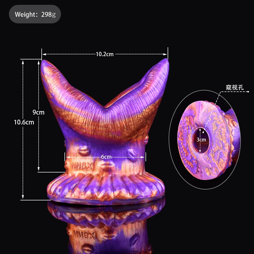 ASHBURN Hollow Plug Anal & Vagina Dilator Soft Silicone