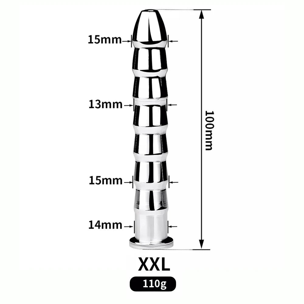 VOID SPIRE – XXL Ribbed Urethral Plug