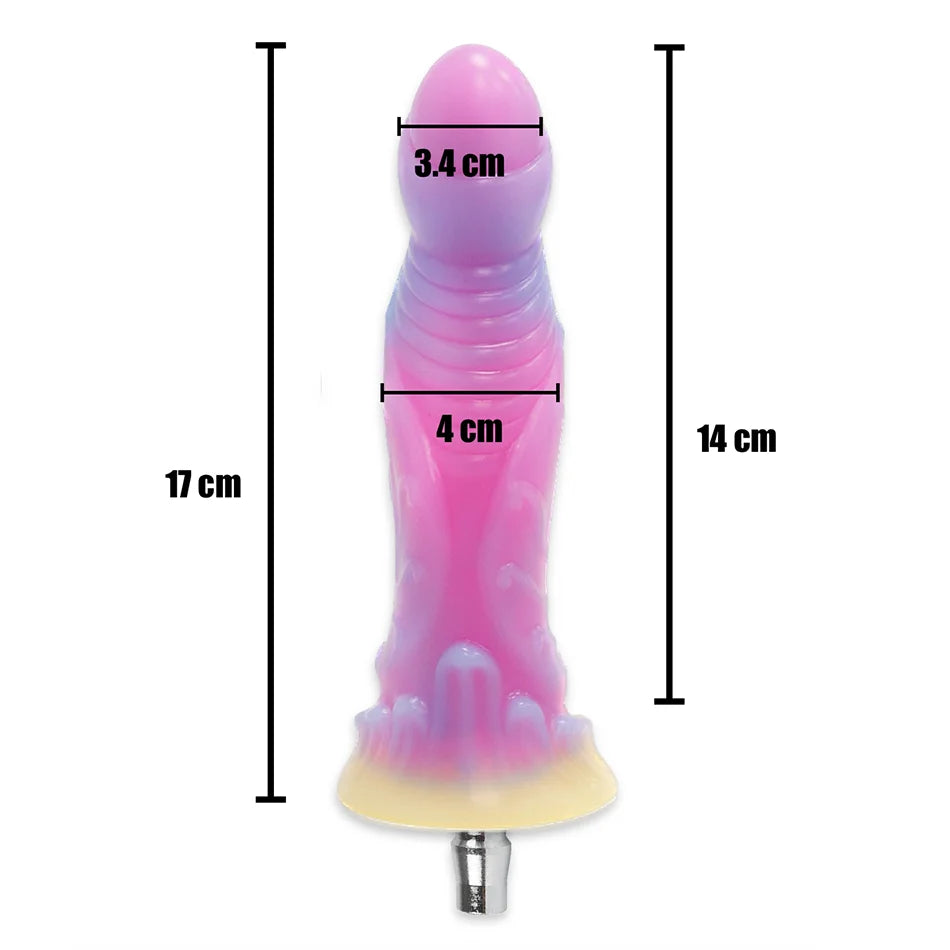 ASHBURN Luminous Sex Machine Attachments Masturbation Dildos VAC-U-LOCK