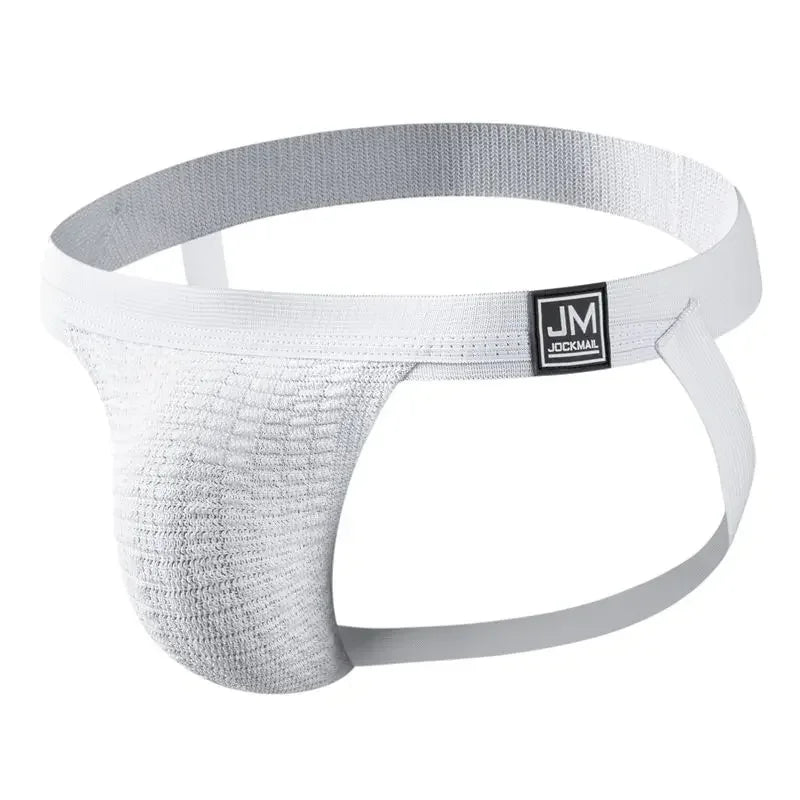 Sexy Men Underwear Brief Underpants Rainbow Gay Men's Jockstrap Bikini Slip Men's Tanga String Thong Breathable or As Swimwear