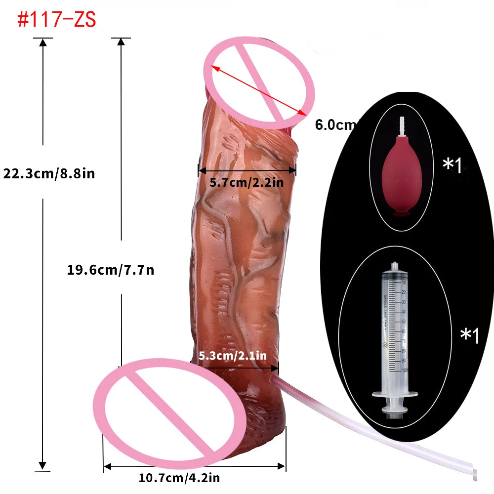 ASHBURN FLOOD RITE – Realistic Squirting Dildo