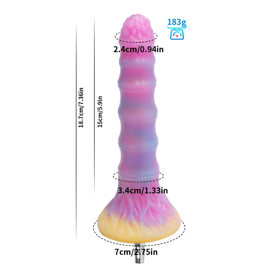 ROUGH BEAST Sex Machine Dildo Attachment Liquid Silicone Soft Anal Plug for Vac-U-Lock Masturbation Machine Women Men Sex Toyso