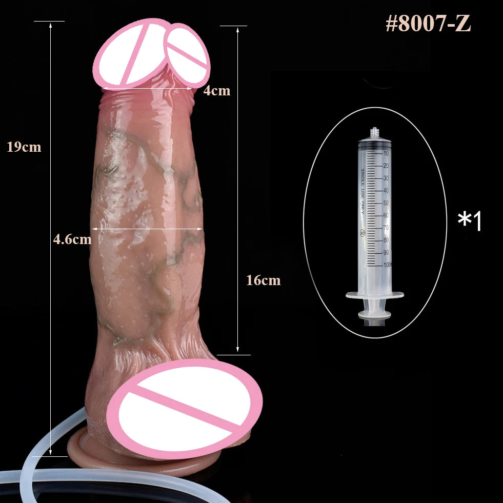ASHBURN BLOODLINE RITE – Suction Squirting Dildo with Foreskin Detail