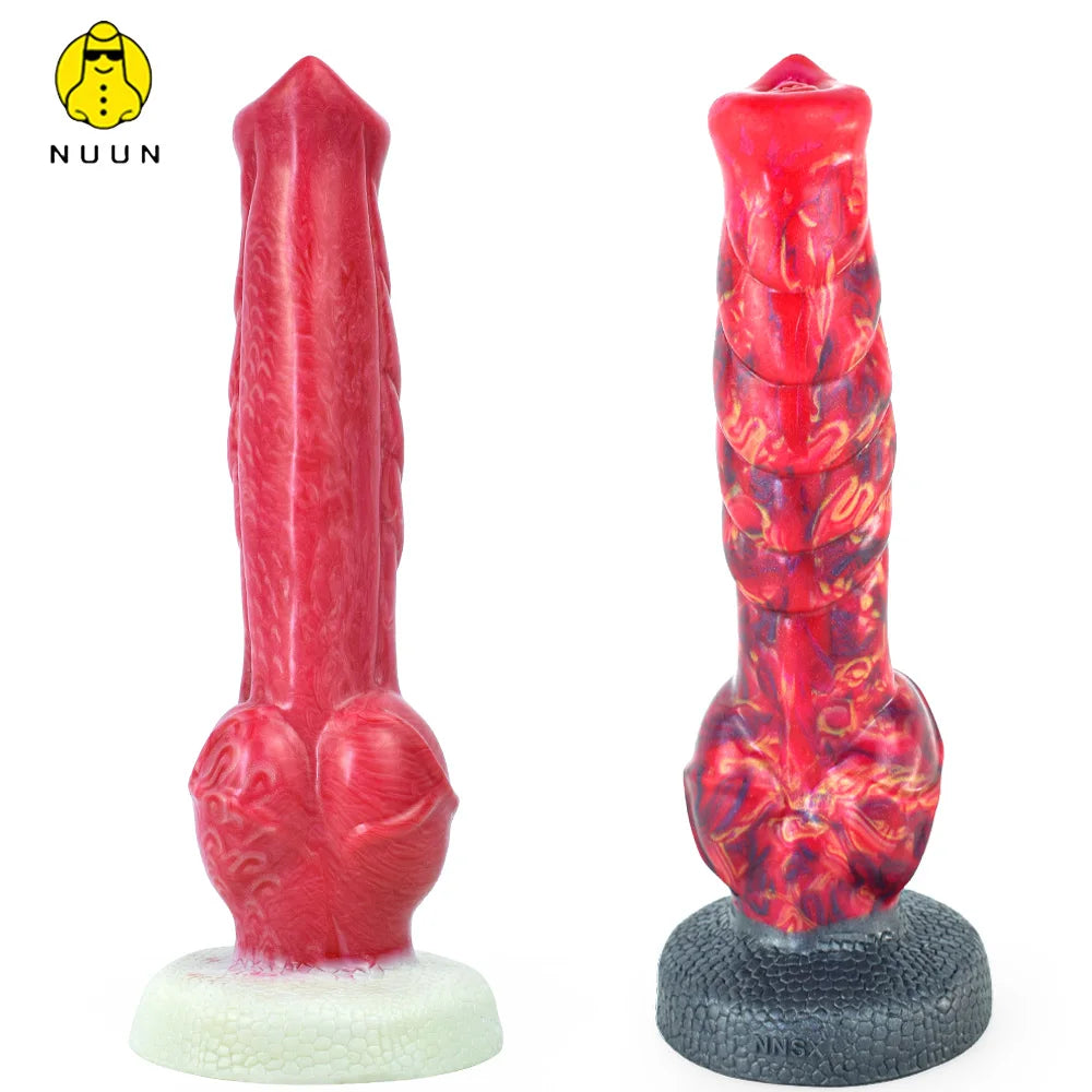 ASHBURN Thick Scales Knot STALLION  DILDO