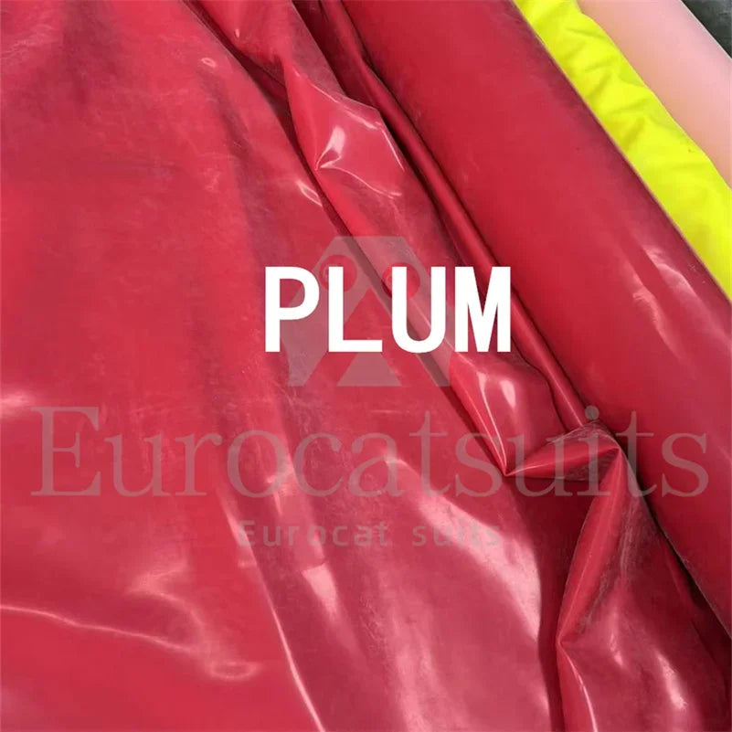Black Latex Catsuit Women Full Bodysuit Leotard Latex Clothing Sexy Lady Handmade Rubber Catsuit Crotch Zipper