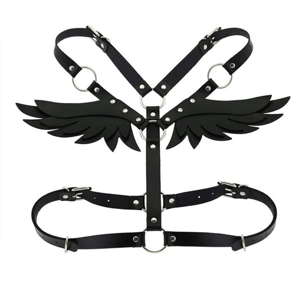 ﻿ 1pc BDSM SM Productssex bondage,bdsm bondage，“ waving her wings”，bdsm leather，Sex,Sexy Pleather bondage,Cosplay Sex Tools,Tool