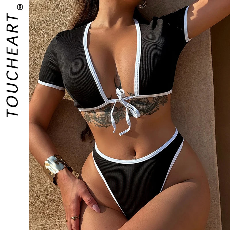 Feminine Bikinis Sets Y2k Bikini String Bikini Gate New-f-sets Two-piece Women's Set Woman 2 Pieces Chic and Elegant Swimsuits