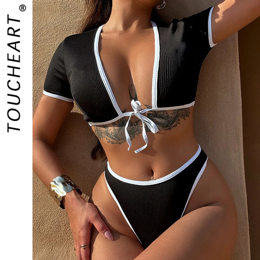 Feminine Bikinis Sets Y2k Bikini String Bikini Gate New-f-sets Two-piece Women's Set Woman 2 Pieces Chic and Elegant Swimsuits